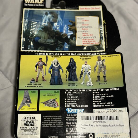Kenner Star Wars Saelt-Marae Yak Face W/ Battle Staff Power Of The Force - 1989 - Picture 2 of 3